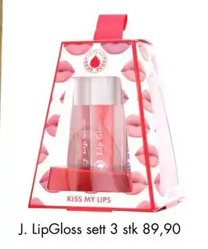 Sparkjøp LipGloss sett 3 stk, NOK 89.9 tilbud