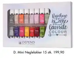 Sparkjøp Mini Neglelakker 15 stk, NOK 199.9 tilbud
