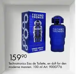 Sparkjøp Technotronics Eau de Toilette, NOK 159.9 tilbud