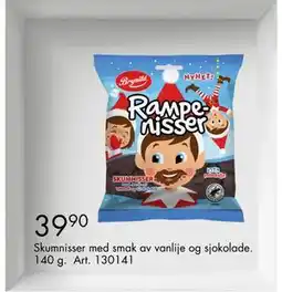 Sparkjøp Skumnisser med smak av vanlije og sjokolade, NOK 39.9 tilbud