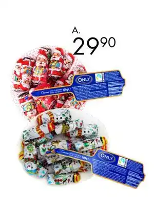 Sparkjøp Nisse og snømann sjokolade i nett Deilig, NOK 29.9 tilbud