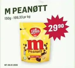 Holdbart M PEANØTT, NOK 29.9 tilbud