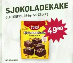 Holdbart SJOKOLADEKAKE, NOK 49.9 tilbud