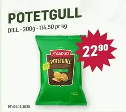 Holdbart POTETGULL, NOK 22.9 tilbud