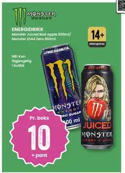 Sport Outlet ENERGIDRIKK, NOK 10 tilbud