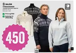Sport Outlet STRIKKEGENSER, NOK 450 tilbud
