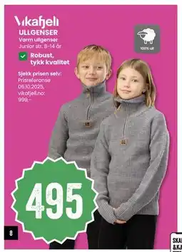 Sport Outlet ULLGENSER, NOK 495 tilbud