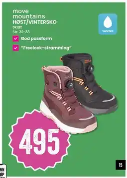 Sport Outlet HØST/VINTERSKO, NOK 495 tilbud