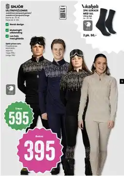 Sport Outlet ULLTRØYE/LONGS tilbud