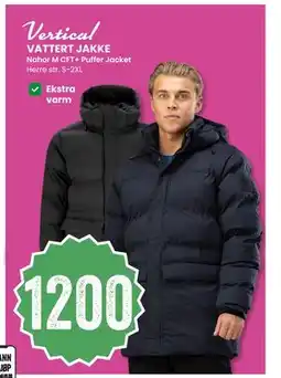 Sport Outlet VATTERT JAKKE, NOK 1200 tilbud
