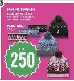 Sport Outlet LUE/PANNEBÅND, NOK 250 tilbud