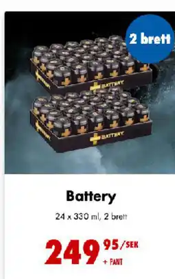 Nordby Supermarket Battery , 2 brett tilbud