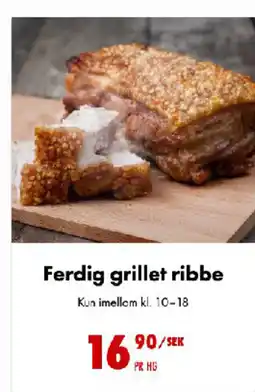 Nordby Supermarket Ferdig grillet ribbe tilbud