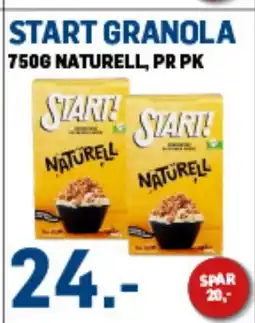 Price Lagerbutikk Start granola tilbud