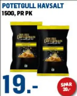 Price Lagerbutikk Potetgull havsalt tilbud