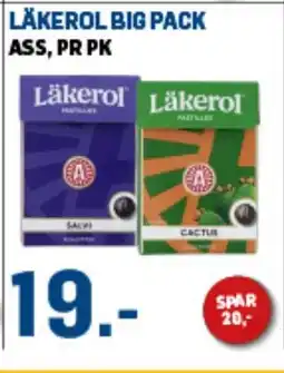 Price Lagerbutikk Läkerol big pack tilbud