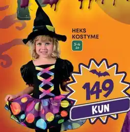 Extra Leker Heks kostyme tilbud