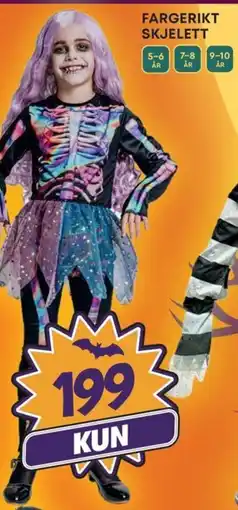 Extra Leker Fargerikt skjelett tilbud