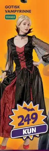 Extra Leker Gotisk vampyrinne tilbud