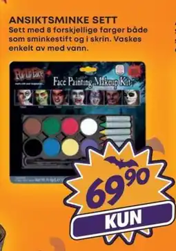 Extra Leker Ansiktsminke sett tilbud