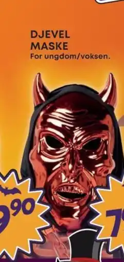 Extra Leker Djevel maske tilbud