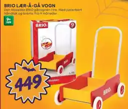 Extra Leker Brio lær-å-gå vogn tilbud