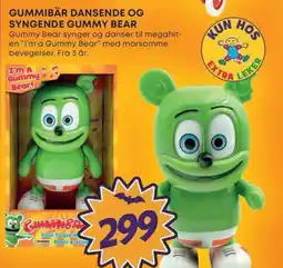 Extra Leker Gummibär dansende og syngende gummy bear tilbud