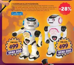 Extra Leker Powerman eller powergirl tilbud