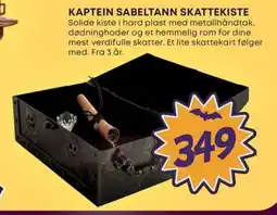Extra Leker Kaptein sabeltann skattekiste tilbud
