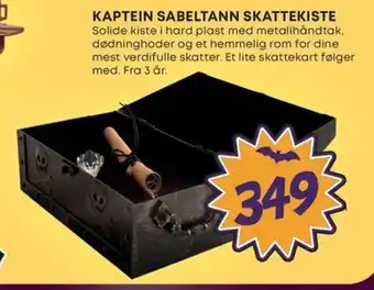 Extra Leker Kaptein sabeltann skattekiste tilbud
