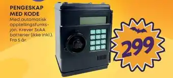 Extra Leker Pengeskap med kode tilbud