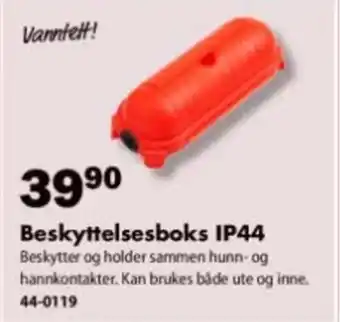 Biltema Beskyttelsesboks IP44 tilbud