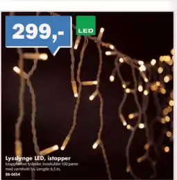 Biltema Lysslynge LED, istapper tilbud