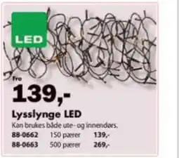 Biltema Lysslynge led tilbud