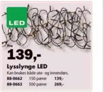 Biltema Lysslynge led tilbud