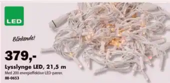 Biltema Lysslynge LED, 21,5 m tilbud
