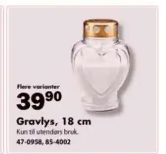 Biltema Gravlys tilbud