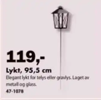 Biltema Lykt tilbud