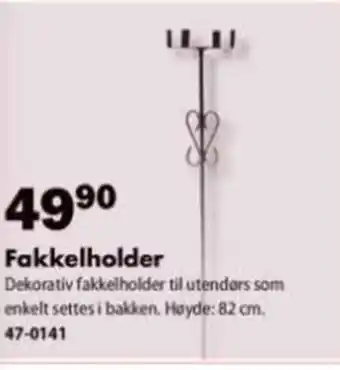 Biltema Fakkelholder tilbud