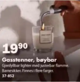 Biltema Gasstenner, bøybar tilbud