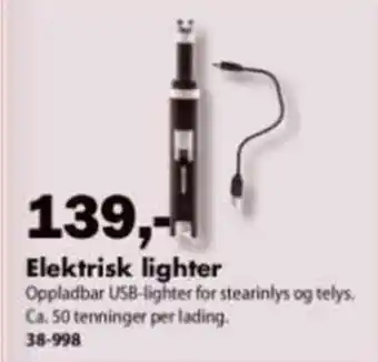 Biltema Elektrisk lighter tilbud