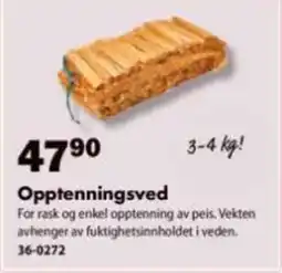 Biltema Opptenningsved tilbud