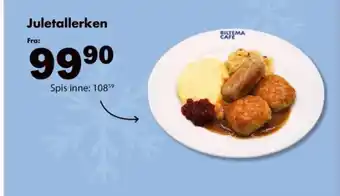 Biltema Juletallerken tilbud