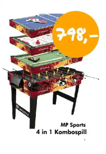 Havaristen MP Sports 4 in 1 Kombospill tilbud