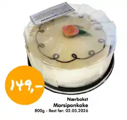 Havaristen Nærbakst Marsipankake tilbud