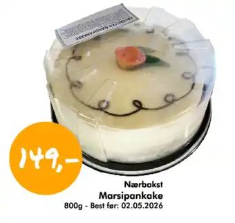 Havaristen Nærbakst Marsipankake tilbud