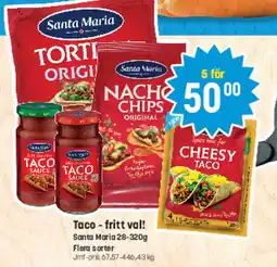Eurocash SANTA MARIA Taco - fritt val! tilbud