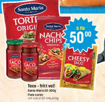 Eurocash SANTA MARIA Taco - fritt val! tilbud