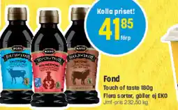 Eurocash TOUCH OF TASTE Fond tilbud