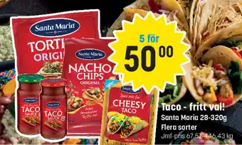 Eurocash SANTA MARIA Taco - fritt val! tilbud